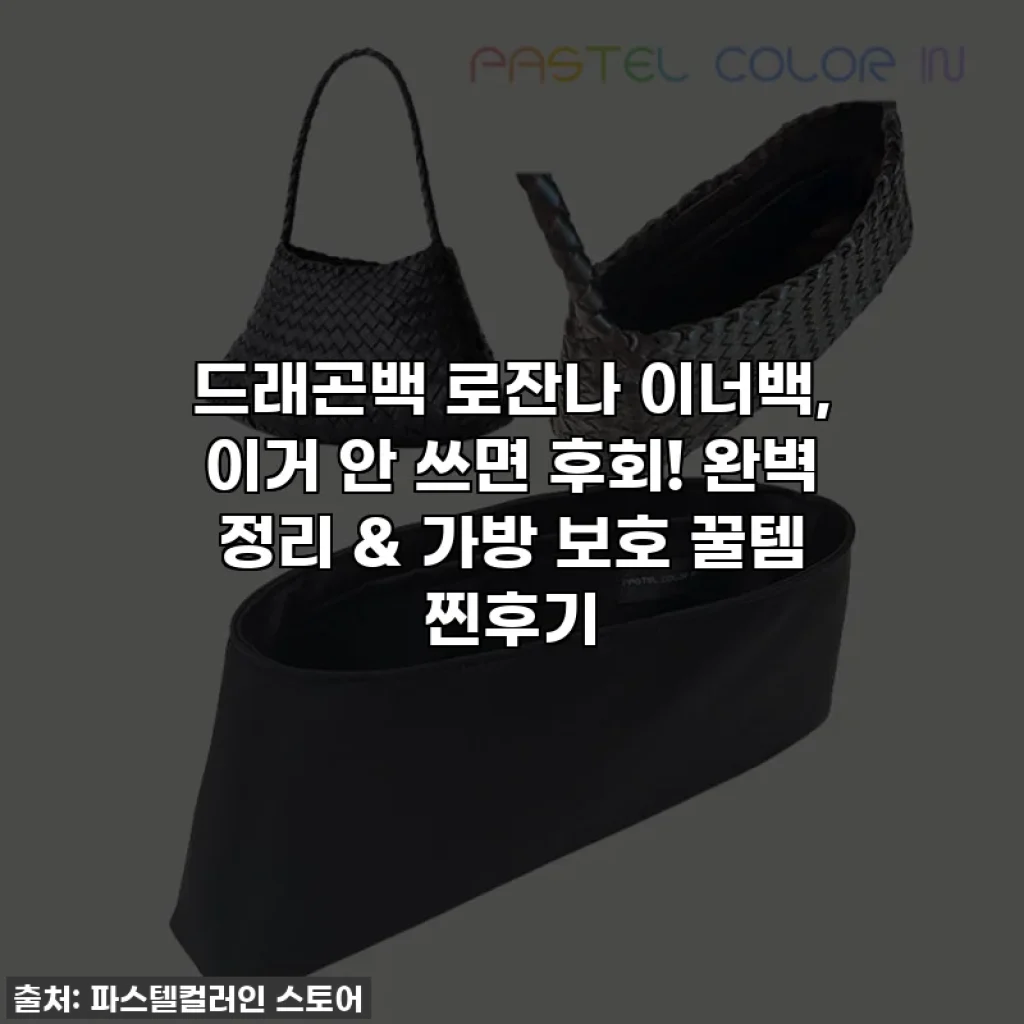 드래곤백 로잔나 이너백, 이거 안 쓰면 후회! 완벽 정리 & 가방 보호 꿀템 찐후기