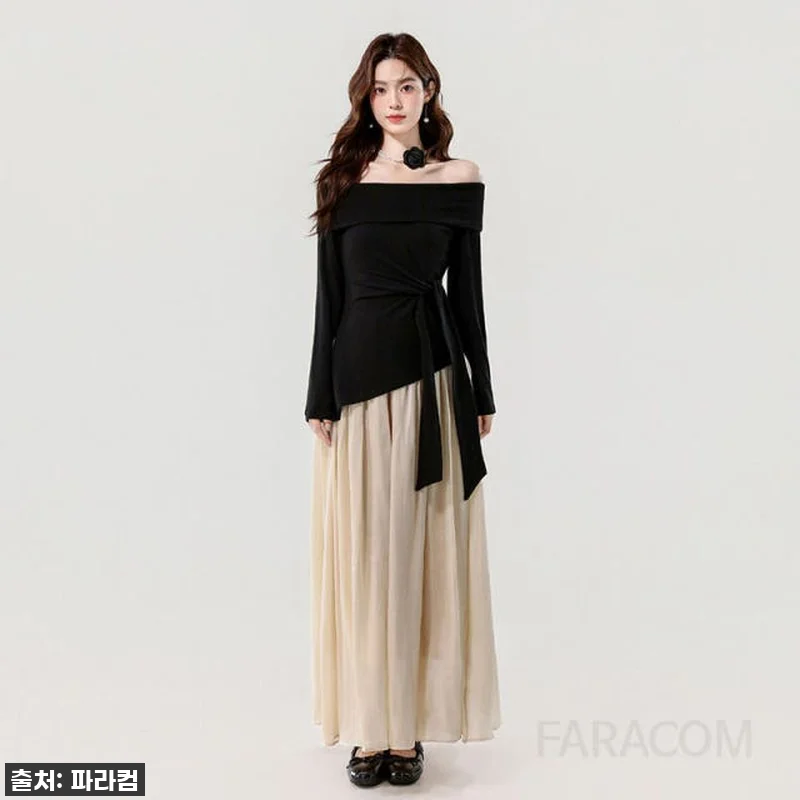 가을 데일리룩 종결! '원숄더 롱드레 관련 이미지 2