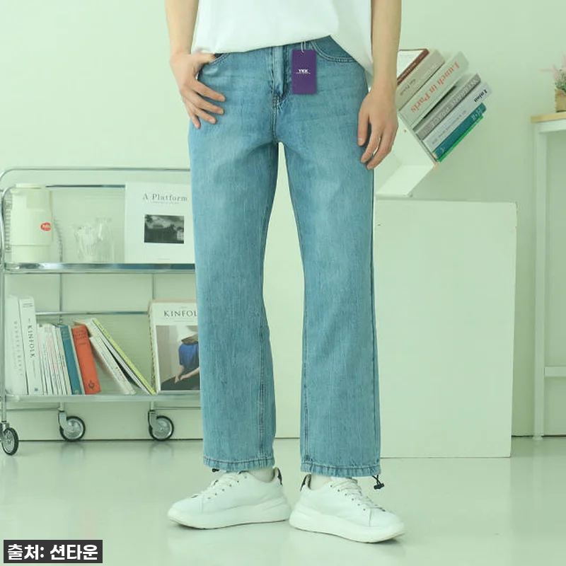 진짜 편해! '남자와이드청바지 남자생 관련 이미지 2