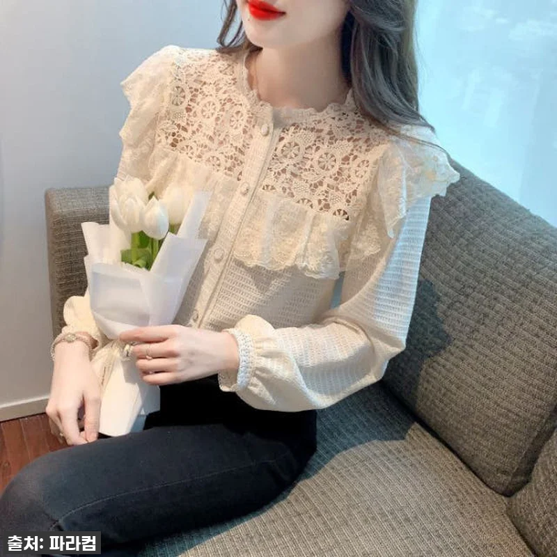이슈템 떴다! 레이스 긴팔 셔츠, 가 관련 이미지 2