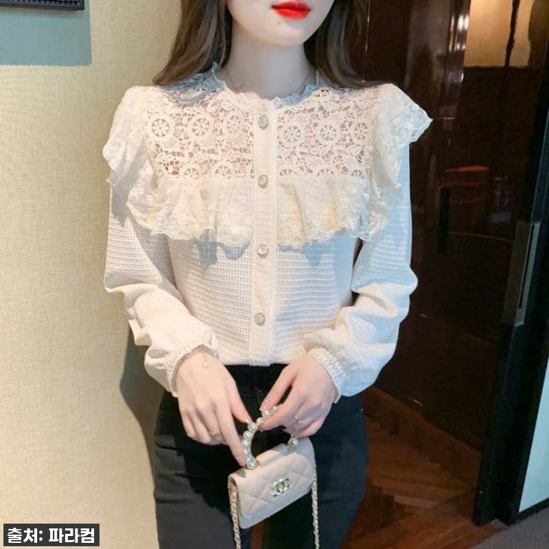 이슈템 떴다! 레이스 긴팔 셔츠, 가 관련 이미지 3