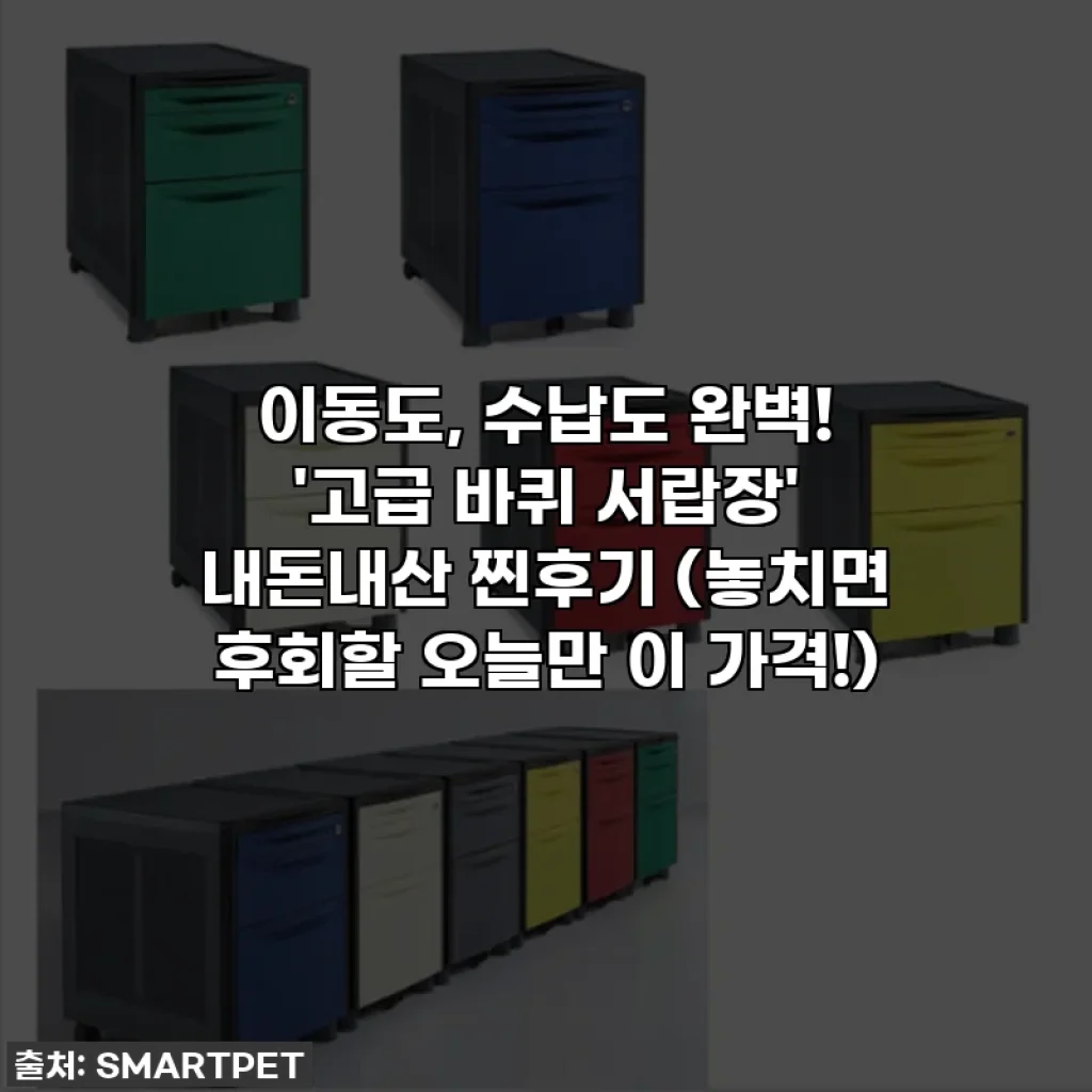 이동도, 수납도 완벽! '고급 바퀴 서랍장' 내돈내산 찐후기 (놓치면 후회할 오늘만 이 가격!)