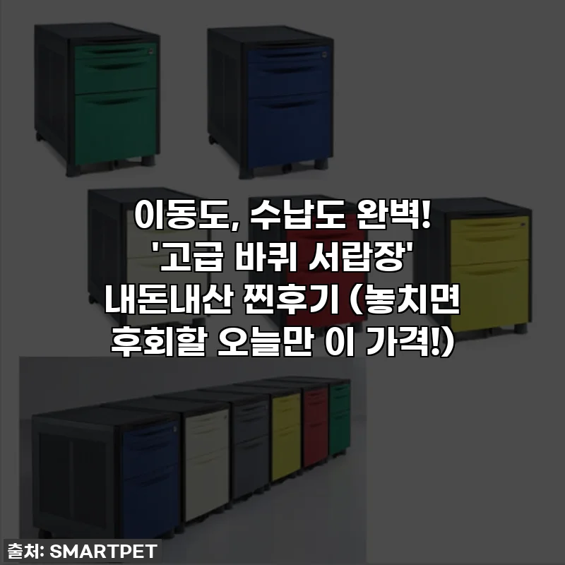 이동도, 수납도 완벽! '고급 바퀴 서랍장' 내돈내산 찐후기 (놓치면 후회할 오늘만 이 가격!)