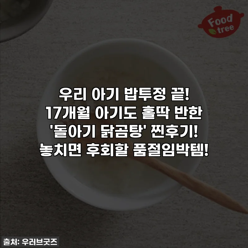 우리 아기 밥투정 끝! 17개월 아기도 홀딱 반한 '돌아기 닭곰탕' 찐후기! 놓치면 후회할 품절임박템!