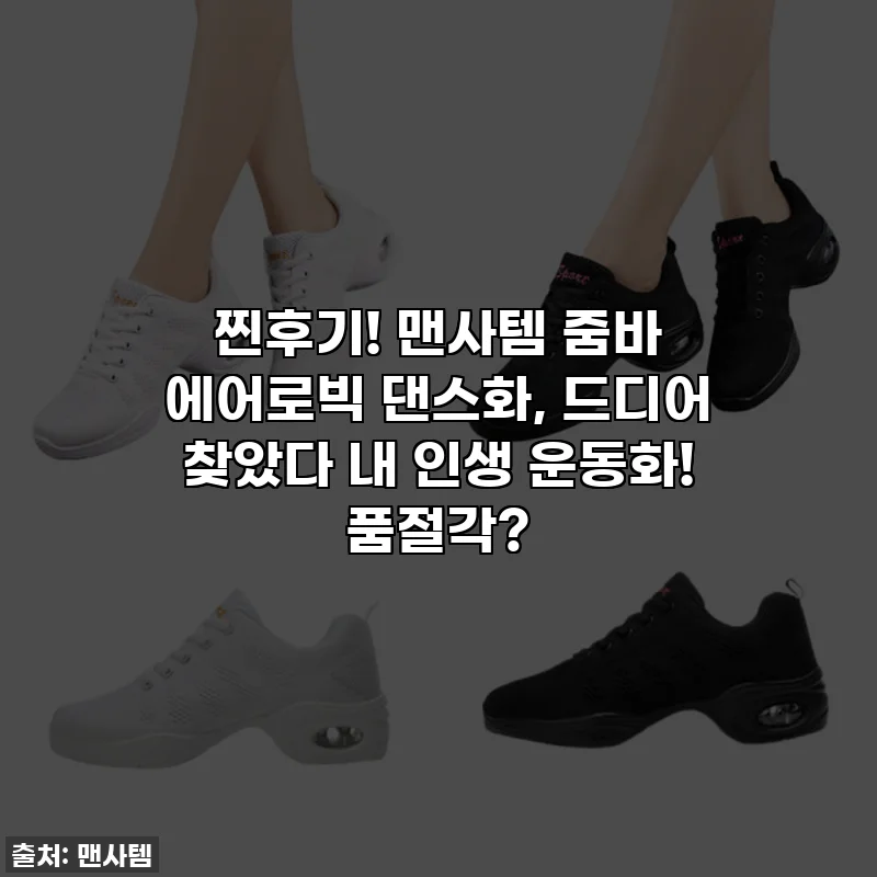 찐후기! 맨사템 줌바 에어로빅 댄스화, 드디어 찾았다 내 인생 운동화! 품절각?