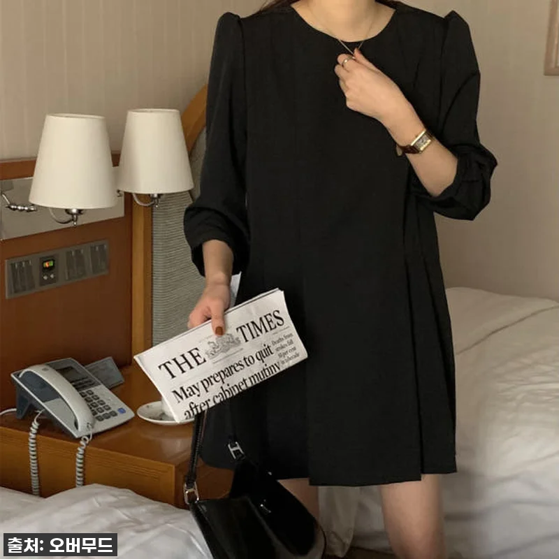 오버무드 봄신상 퍼프 원피스, 하객룩 관련 이미지 2