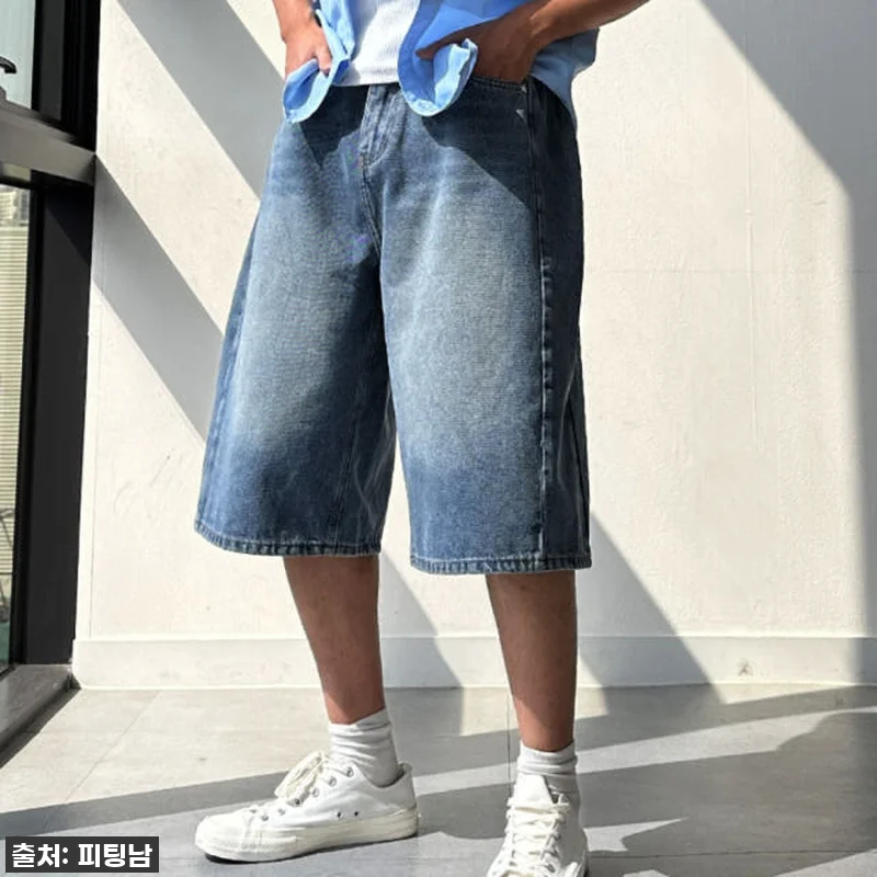 남자 스어 여름 사이드핀턱 와이드 버 관련 이미지 3