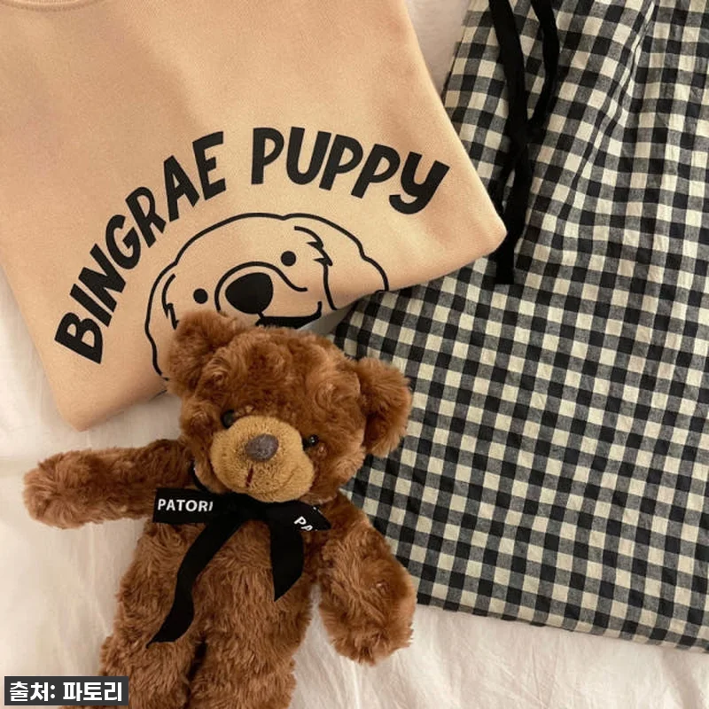 피크닉 커플 잠옷 바지 빅사이즈 시어 관련 이미지 3