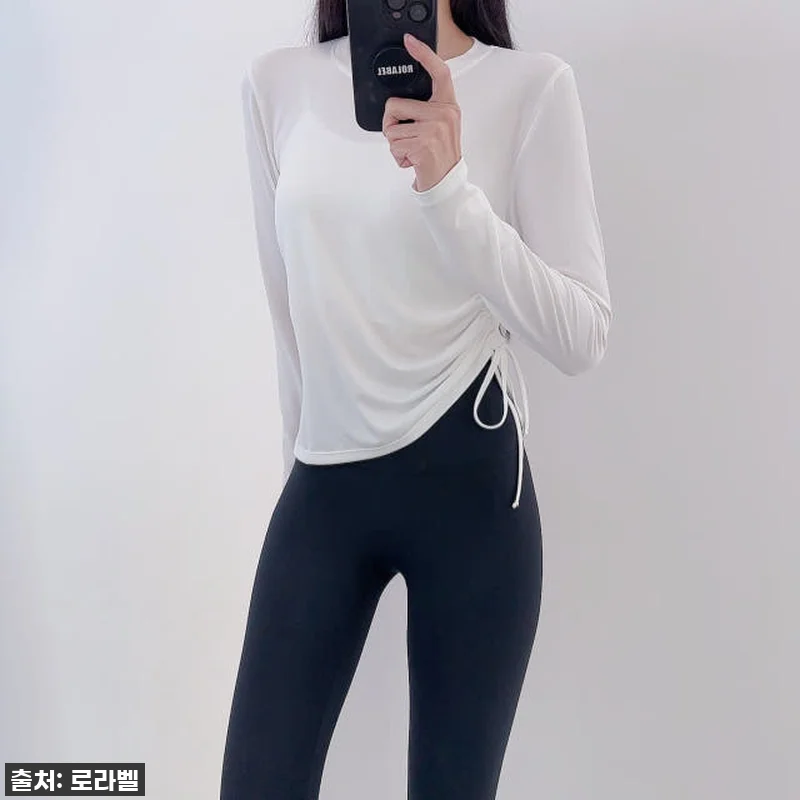 로라벨 나오 필라테스복 찐후기: 핏 관련 이미지 5
