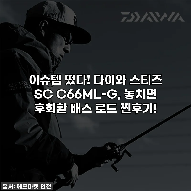 이슈템 떴다! 다이와 스티즈 SC C66ML-G, 놓치면 후회할 배스 로드 찐후기!