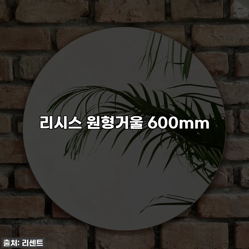 리시스 원형거울 600mm