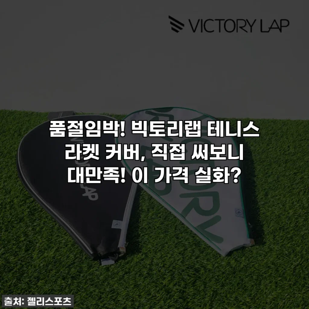 품절임박! 빅토리랩 테니스 라켓 커버, 직접 써보니 대만족! 이 가격 실화?
