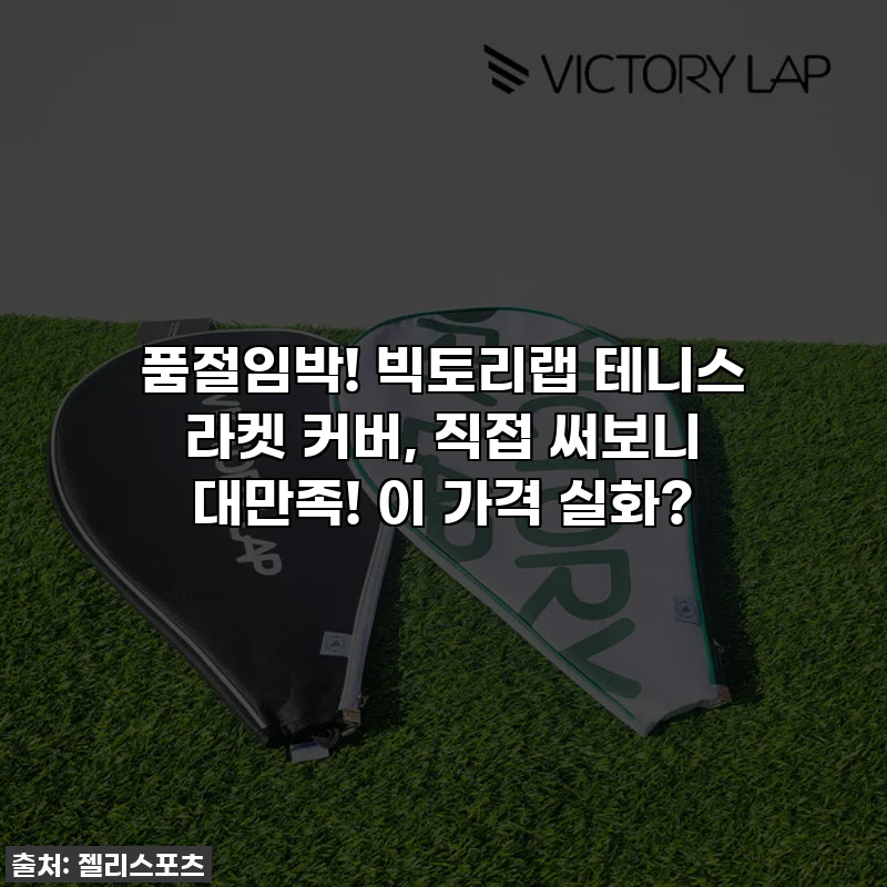품절임박! 빅토리랩 테니스 라켓 커버, 직접 써보니 대만족! 이 가격 실화?