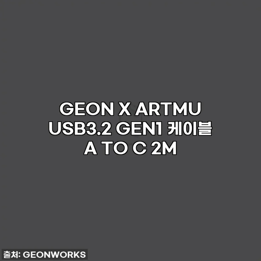 GEON X ARTMU USB3.2 GEN1 케이블 A TO C 2M