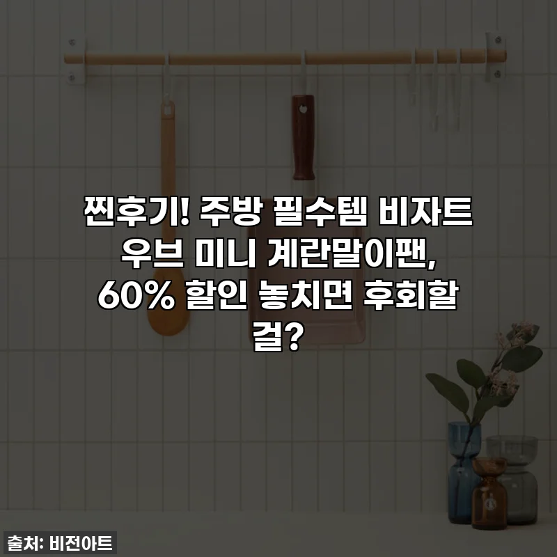 찐후기! 주방 필수템 비자트 우브 미니 계란말이팬, 60% 할인 놓치면 후회할 걸?