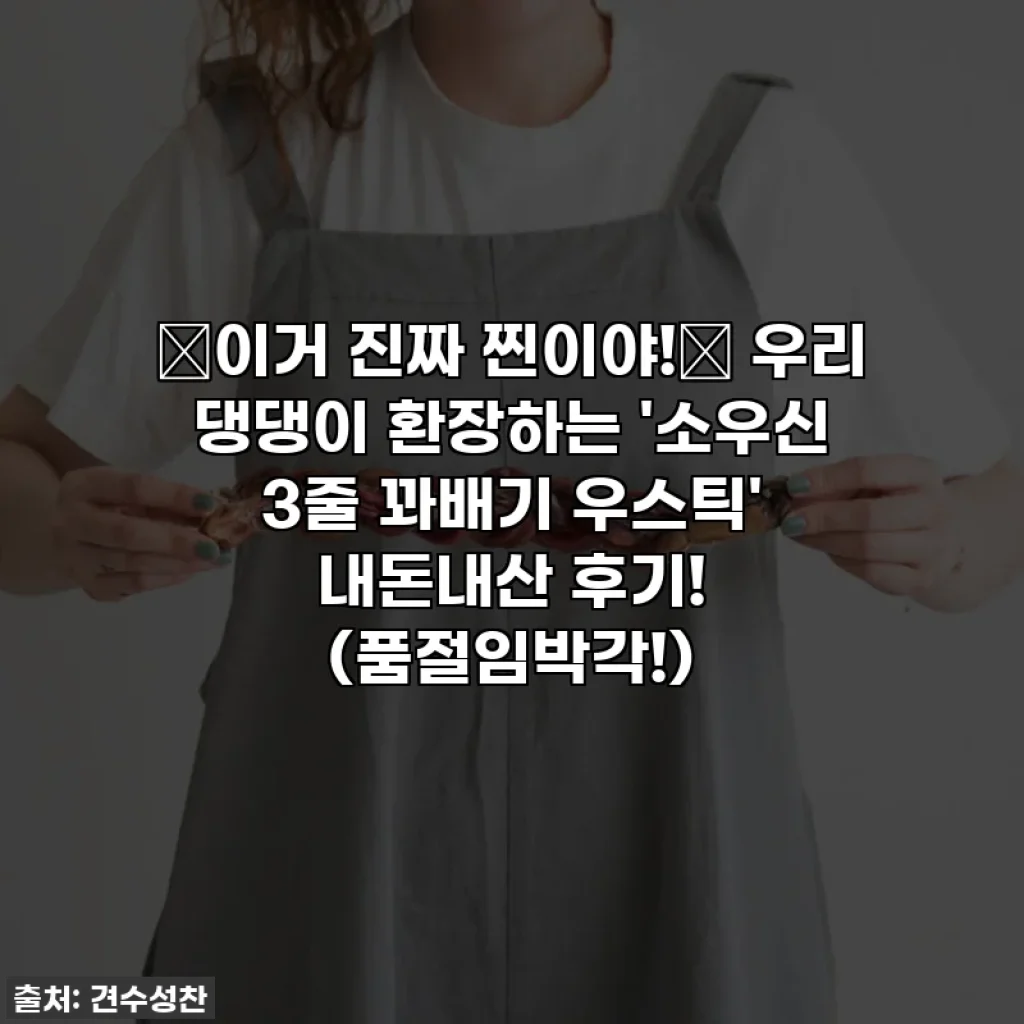 ✨이거 진짜 찐이야!✨ 우리 댕댕이 환장하는 '소우신 3줄 꽈배기 우스틱' 내돈내산 후기! (품절임박각!)