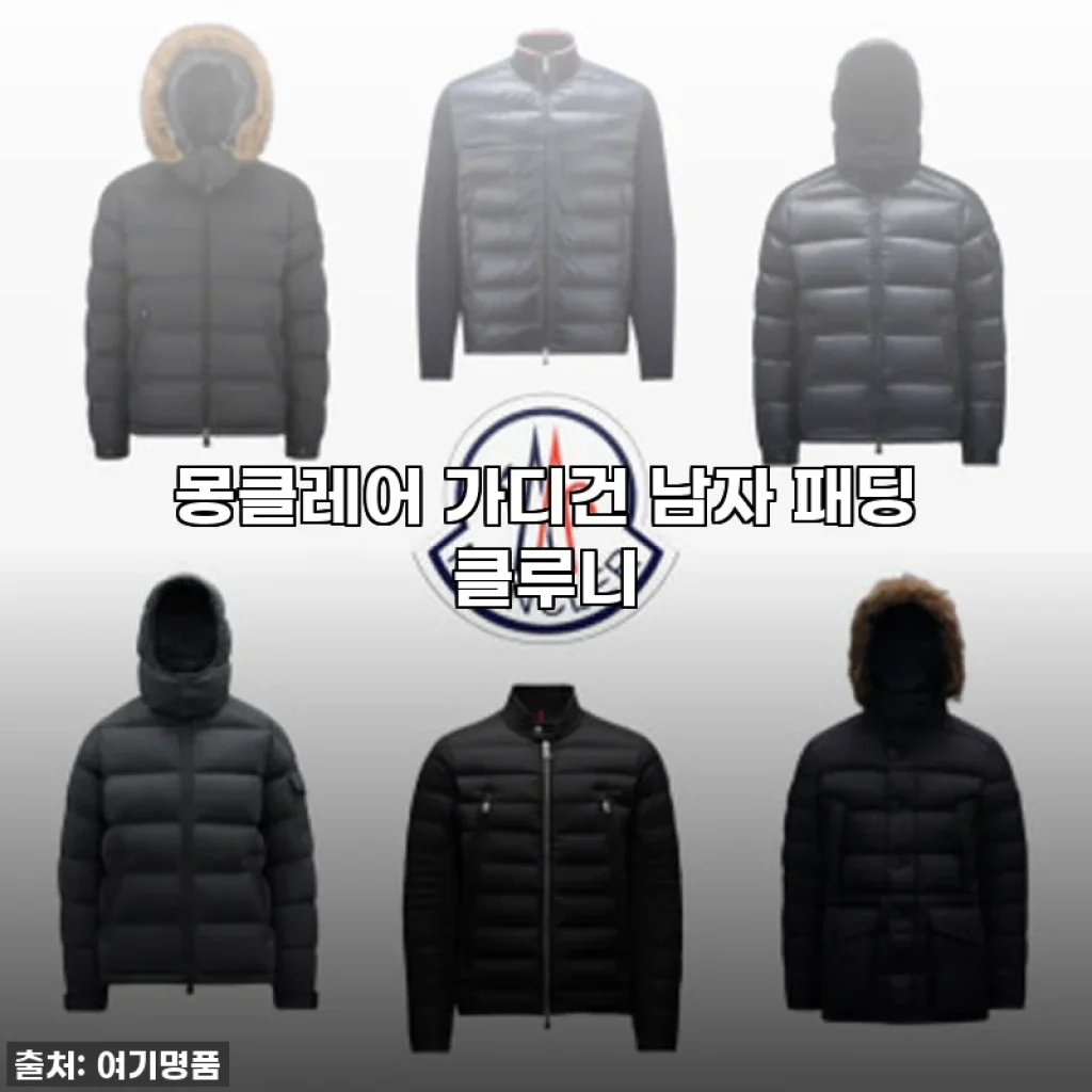 이거 실화? 몽클레어 패딩 클루니, 499만원의 품격에 2만원 추가 할인까지?!