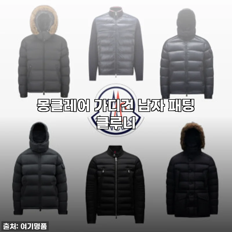 이거 실화? 몽클레어 패딩 클루니, 499만원의 품격에 2만원 추가 할인까지?!