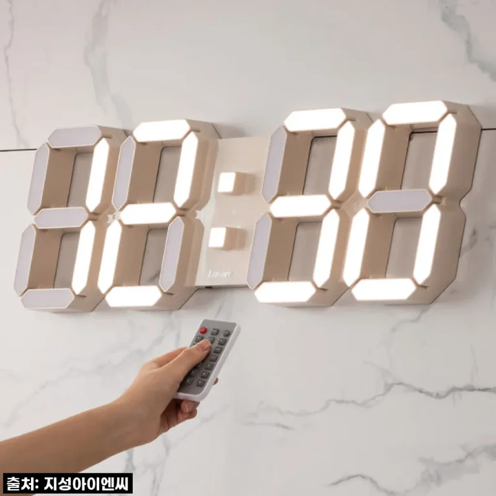 우리 집 품격을 높여줄 루나리스 그랑데 54cm GPS LED 벽시계! 드디어 겟했어요!