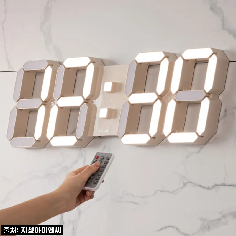 우리 집 품격을 높여줄 루나리스 그랑데 54cm GPS LED 벽시계! 드디어 겟했어요!