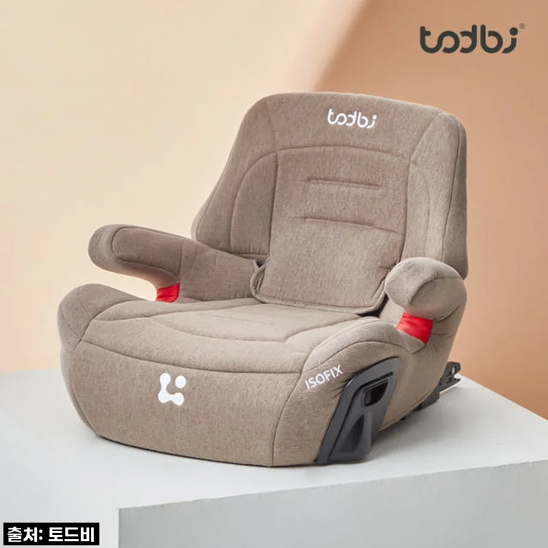 아이의 안전과 편안함, 두 마리 토끼를 잡다! [토드비] 코쿤 엠플러스 ISOFIX 주니어 부스터카시트 어스베이지 솔직 사용 후기