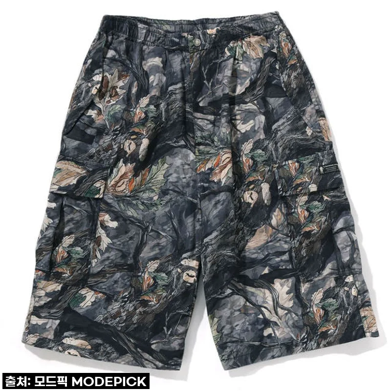 베이프 바지 TREE EDGE CAMO CARGO SHORTS 1L80-153-002