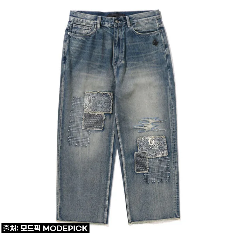 베이프 SASHIKO PATCHWORK JEANS, 10만 명의 마음을 사로잡은 이유!