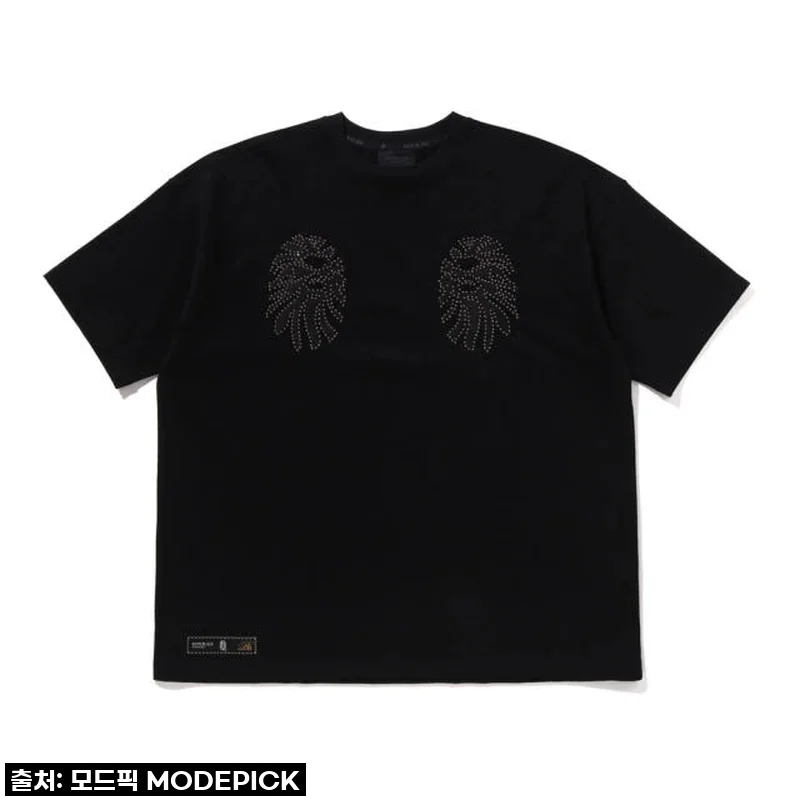 베이프 반팔티 DUAL HEAD STUDDED TEE, 품절 대란 뚫고 영접한 솔직 후기!
