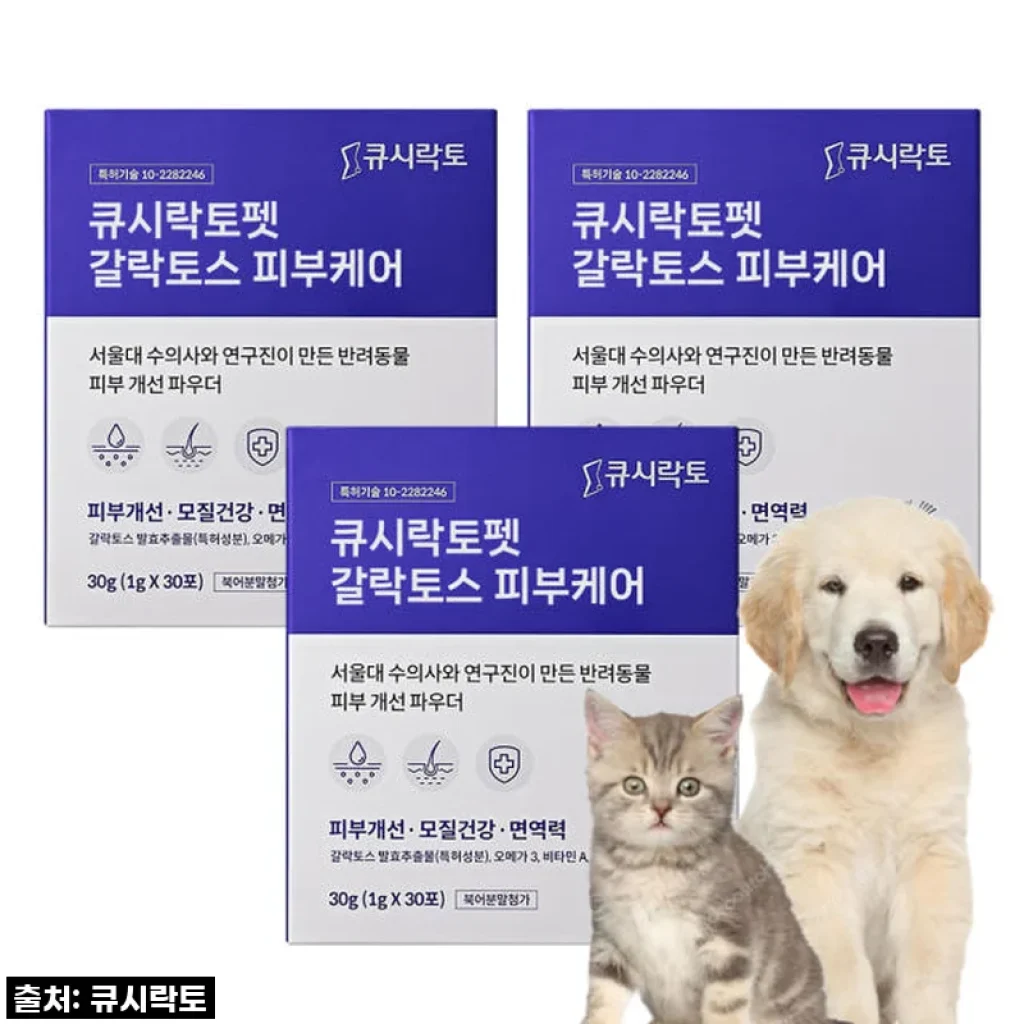 큐시락토펫 스킨 파우더, 우리 몽글이 피부와 털 건강 되찾아준 솔직 후기!
