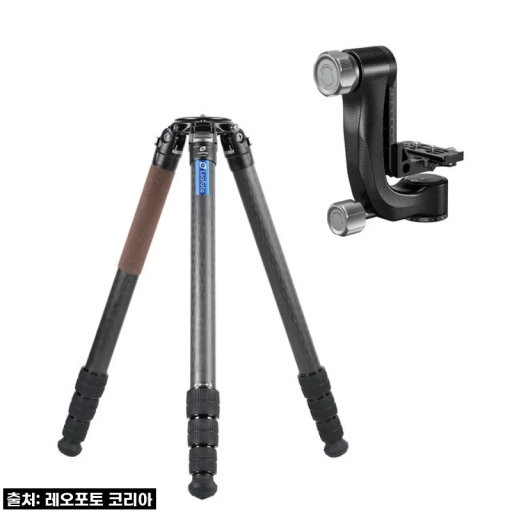 레오포토 LM-404C+PG-3 카본삼각대 짐벌헤드 세트, 드디어 만나다! (사용후기)