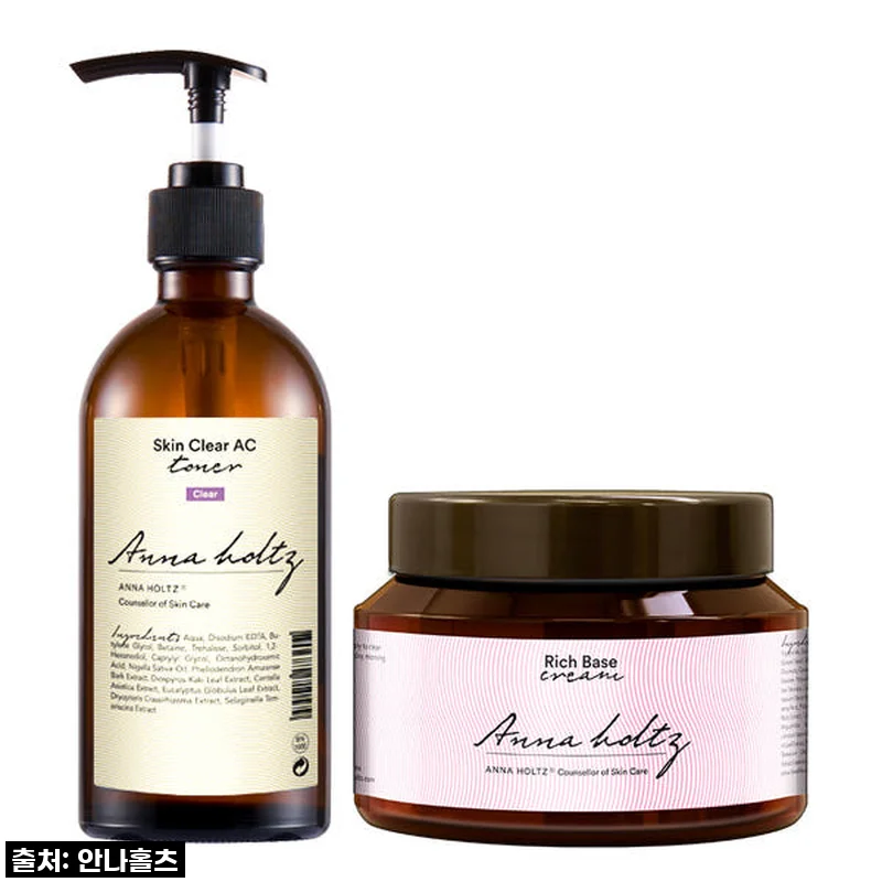 안나홀츠 여성 문제성피부 스킨 300ml & 리치 영양 크림 420g 2종 세트 사용후기