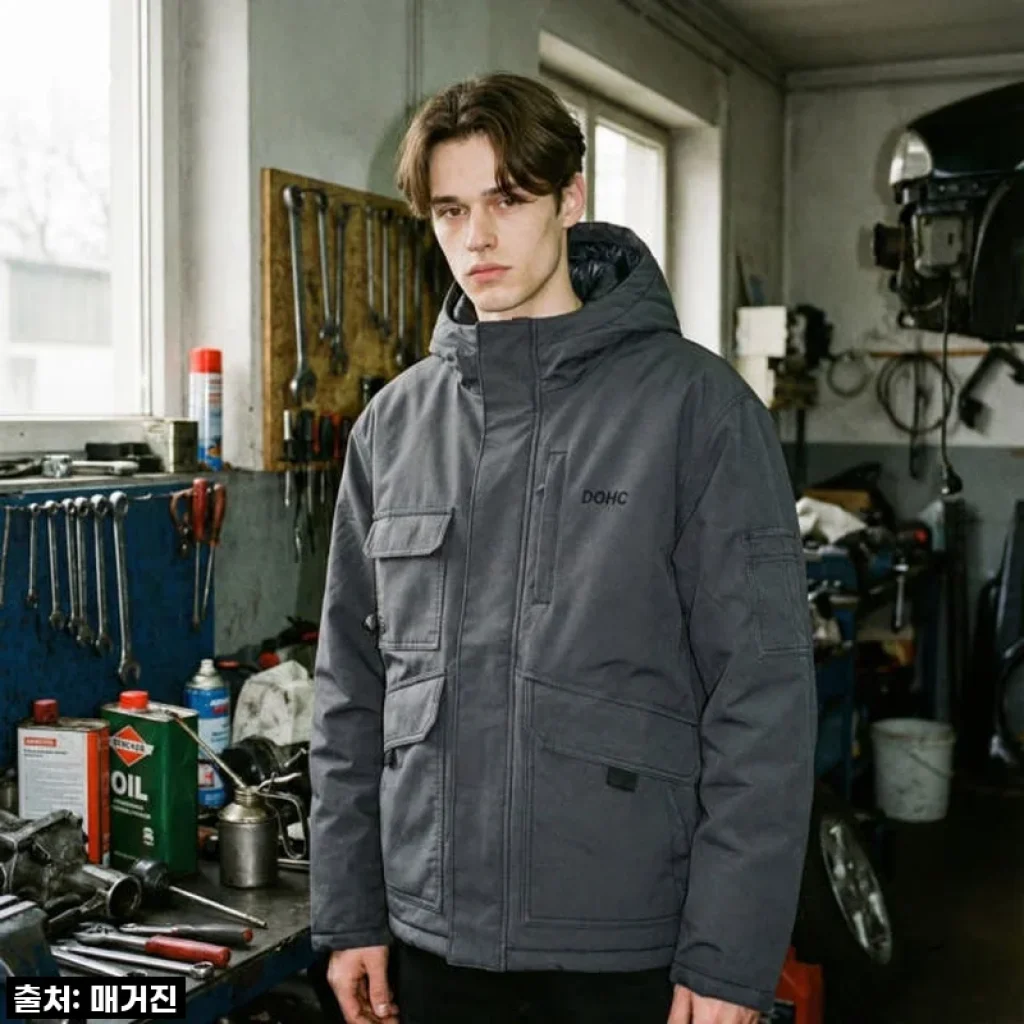DOHC 헤리티지 구스다운 야상 패딩 점퍼 사용후기와 상세 소개