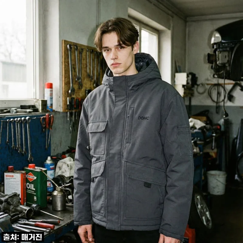 DOHC 헤리티지 구스다운 야상 패딩 점퍼 사용후기와 상세 소개