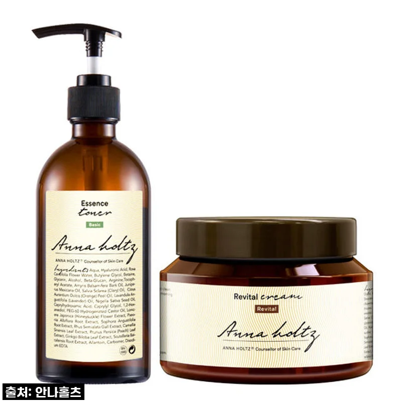 안나홀츠 여성 보습 스킨 300ml & 리바이탈 영양 크림 420g 2종 세트 사용후기