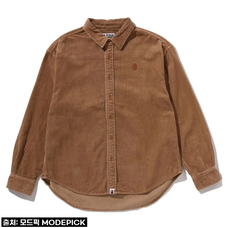베이프 셔츠 ONE POINT HEAVY WASHED CORDUROY LS SHIRT 486,200원 구매후기