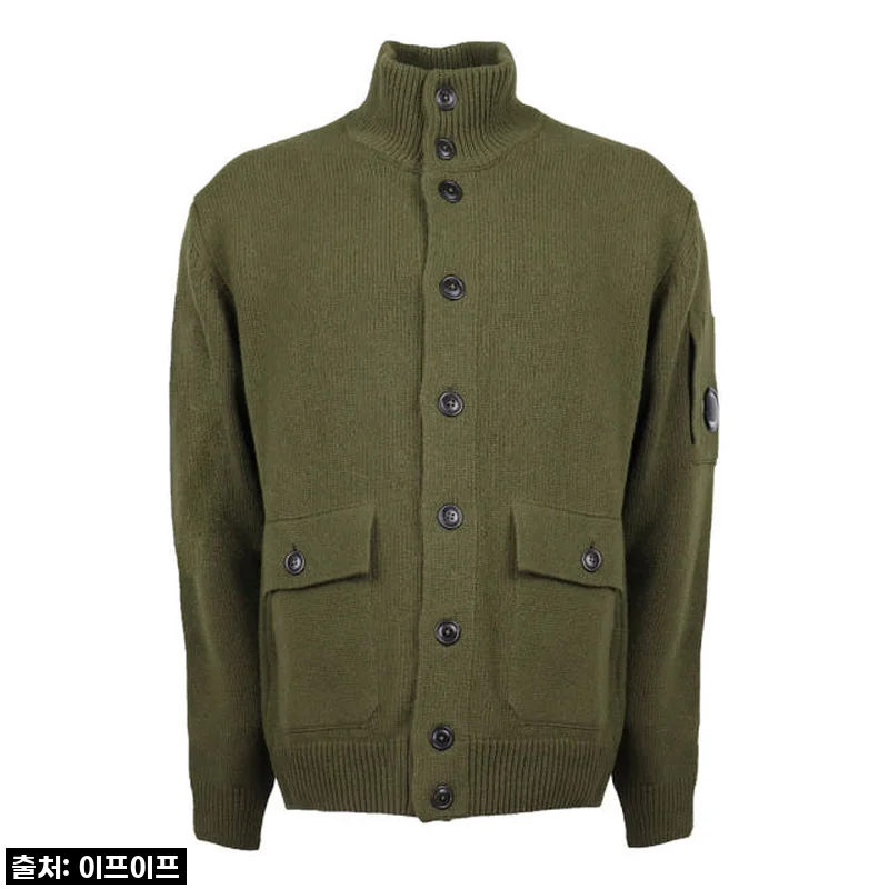 CP컴퍼니 GRS 하이넥 울 가디건 19CMKN042A 110149A 652 직접 사용 후기