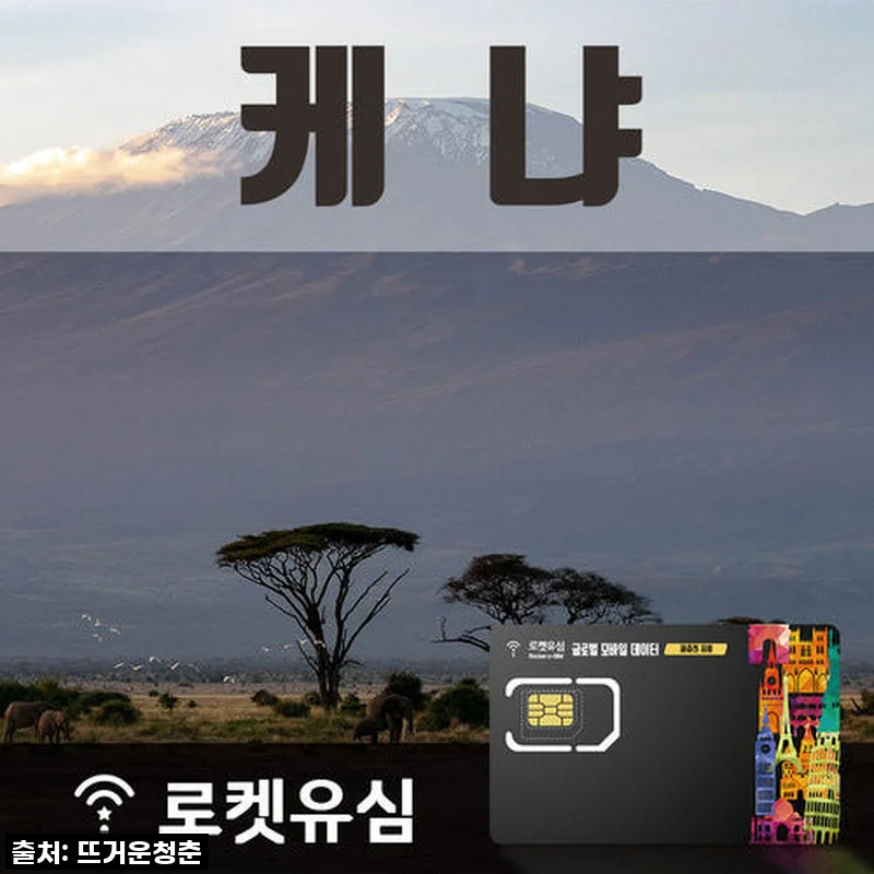 로켓유심 케냐 매일 1GB 무제한데이터 (26일 플랜) 사용후기
