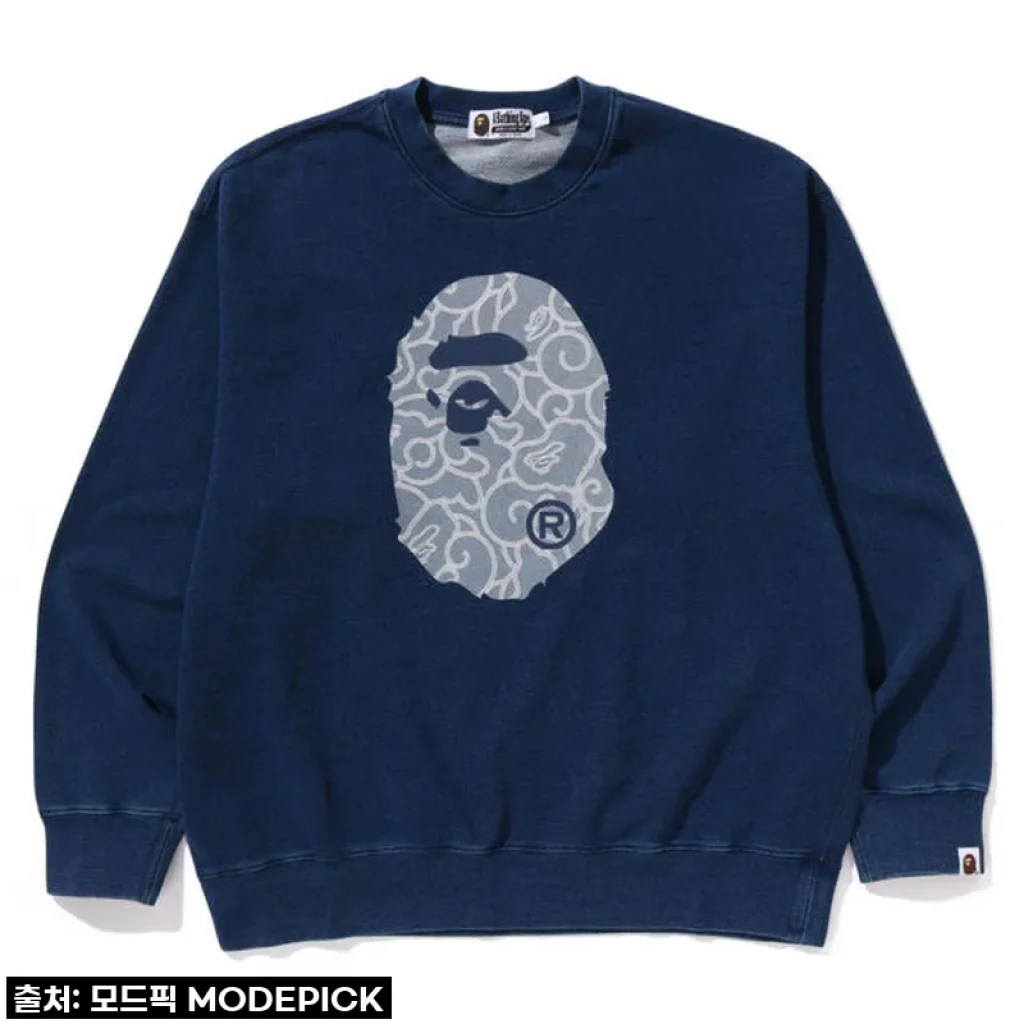 베이프 맨투맨 CLOUD CAMO APE HEAD RELAXED FIT CREWNECK SWEATSHIRT 사용 후기