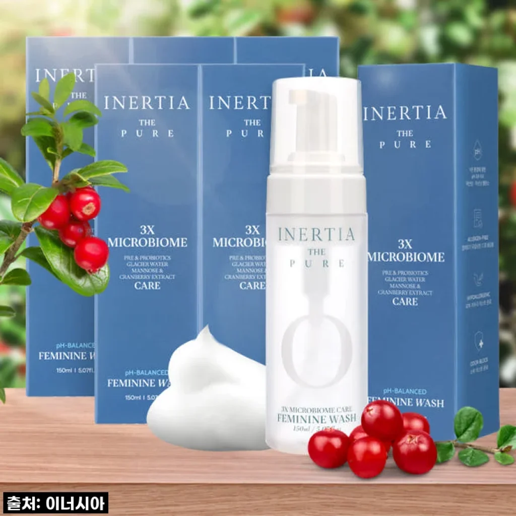 이너시아 3X 마이크로바이옴 여성청결제 150ml 사용후기