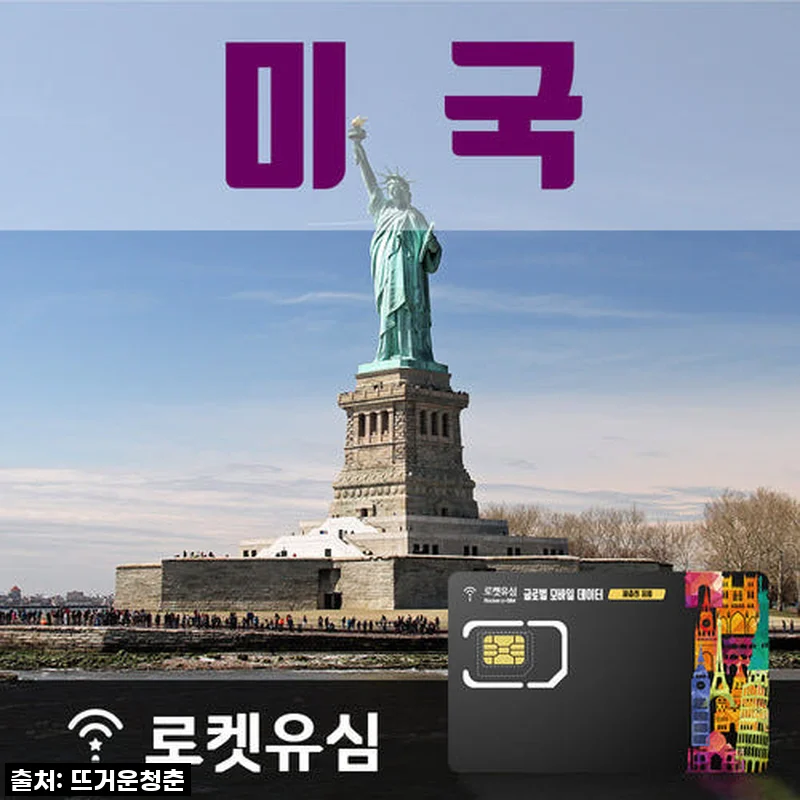 로켓유심 미국 매일 2GB 무제한데이터 ND (70일 플랜) 사용후기