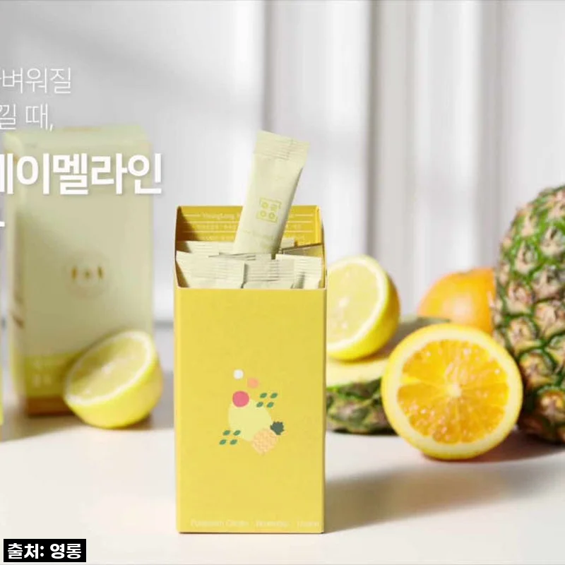 영롱 케이멜라인 콤부차 사용후기: 붓기 관리에 효과적인 상큼한 선택