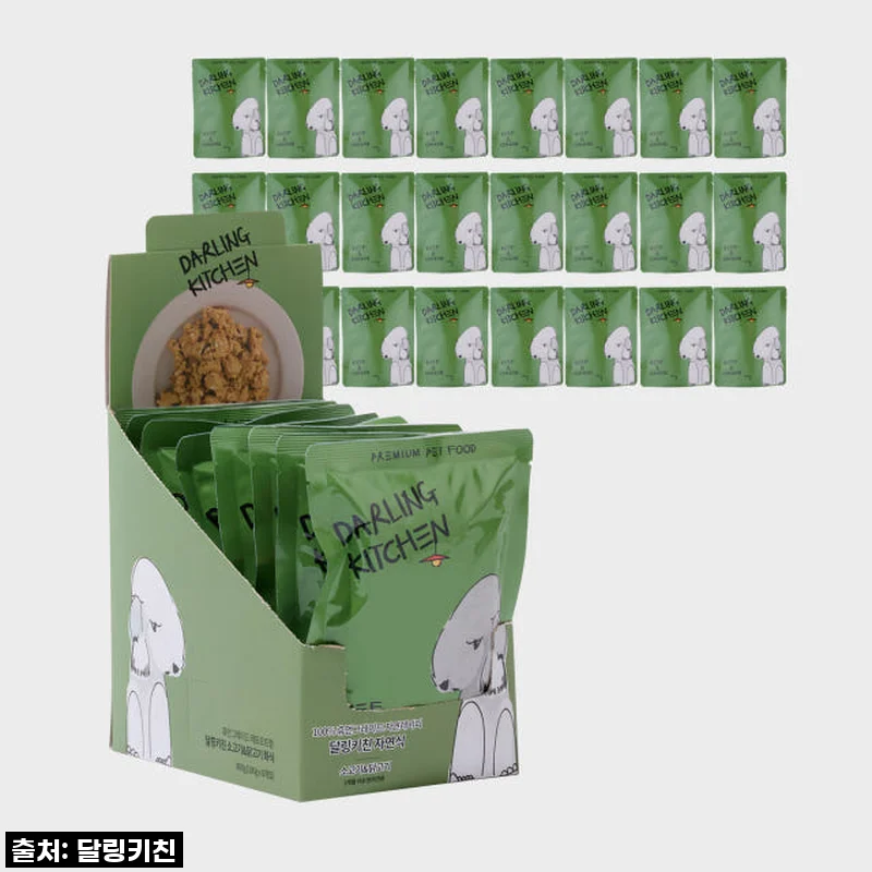 강아지화식 달링키친 대용량 소고기&닭고기 100g x 24 사용후기