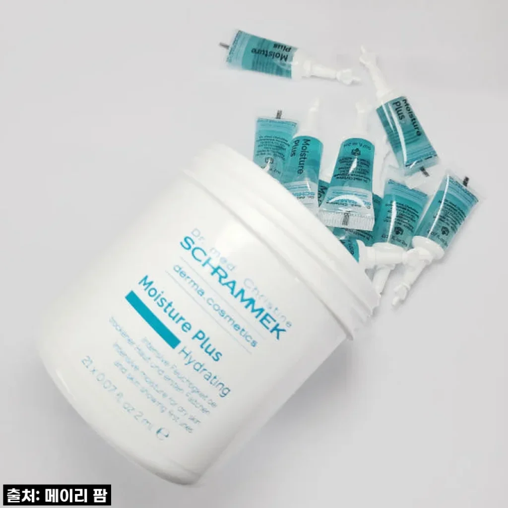 닥터슈라멕 모이스처 플러스 앰플 2ml x 21개 사용후기: 고농축 수분감이 피부에 꽉 찬 느낌