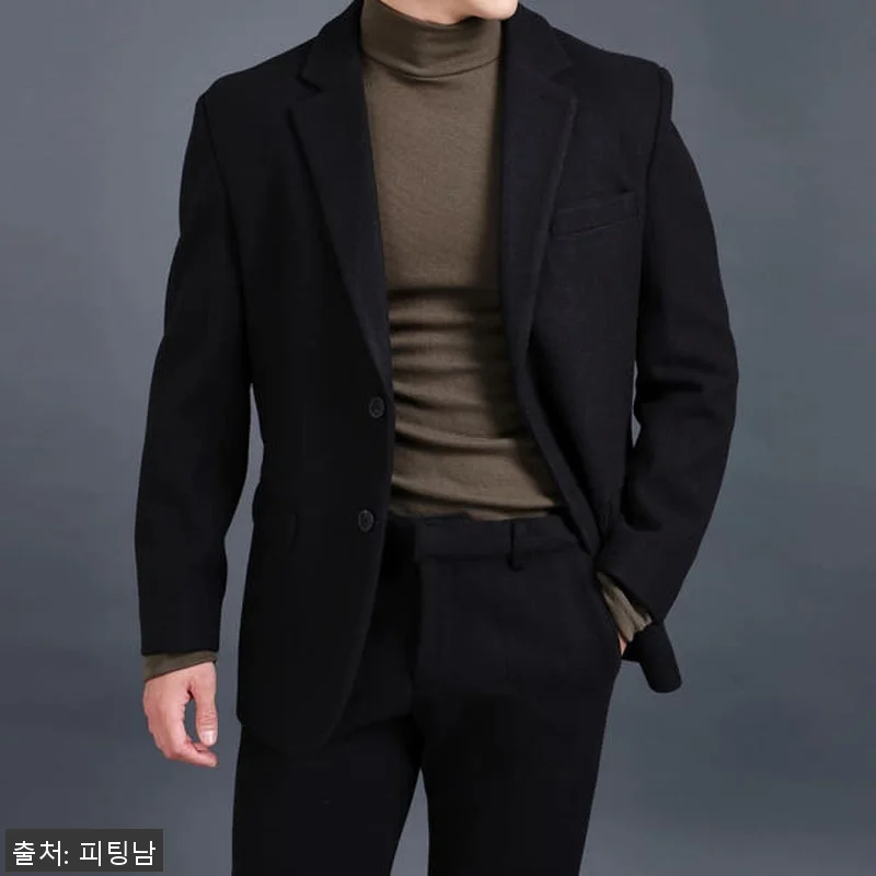 남자 카나시 겨울 울 캐시미어 수트 관련 이미지 1