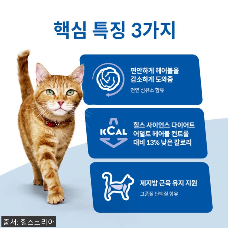 힐스 고양이사료 어덜트 헤어볼 컨트롤 관련 이미지 2