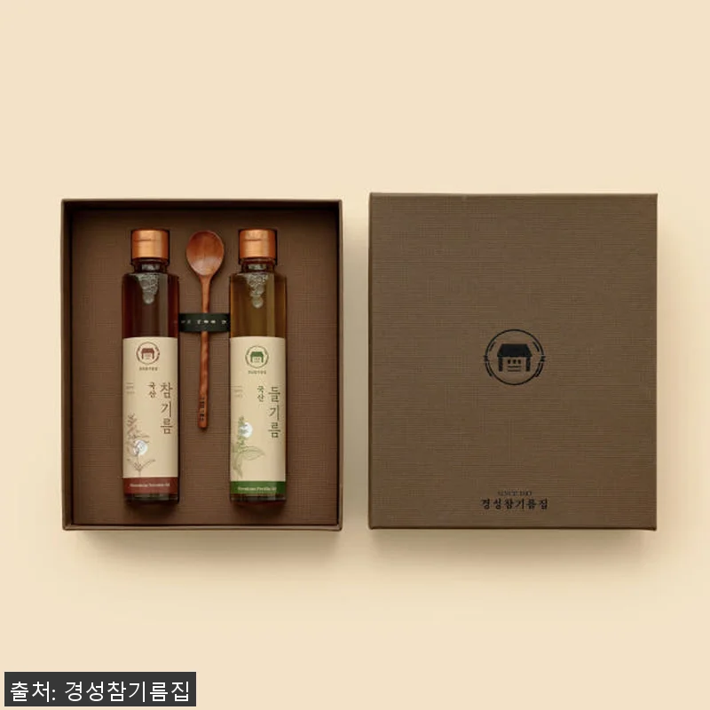 경성참기름집 국산 참기름 들기름 2종 관련 이미지 2