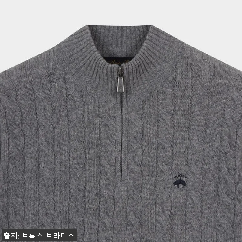 브룩스브라더스 반집업 케이블 스웨터 관련 이미지 4