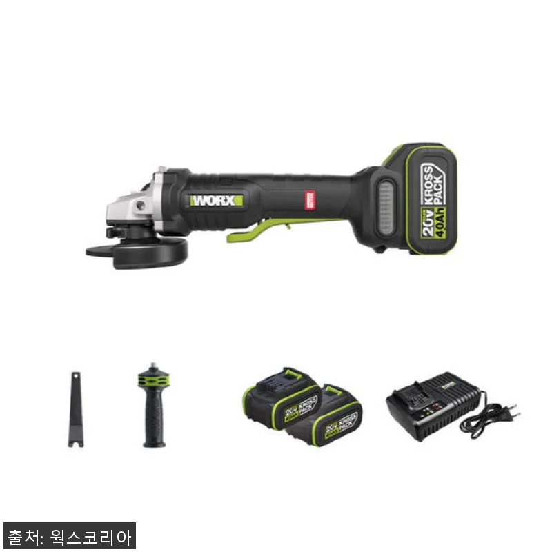 웍스 충전 앵글 그라인더 100mm 관련 이미지 5