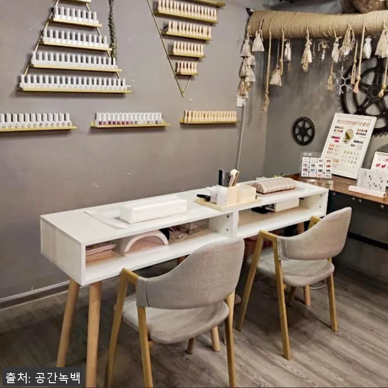 네일 테이블 뷰티 샵 시술대 책상 네 관련 이미지 5