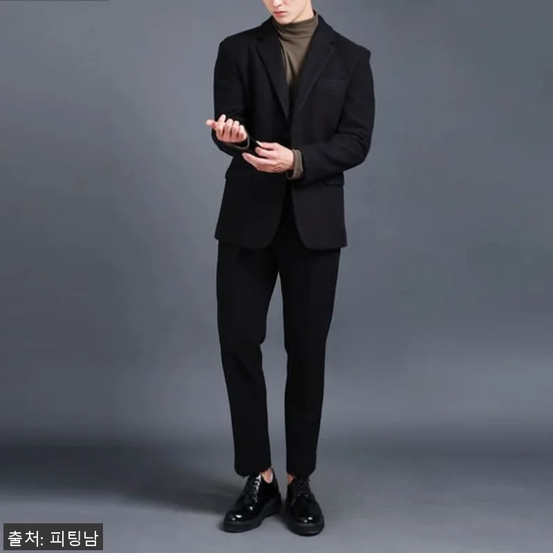 남자 카나시 겨울 울 캐시미어 수트 관련 이미지 6